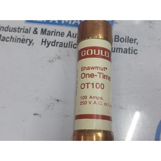 GOULD SHAWMUT, OT100, ONE-TIME 100 AMP FUSE