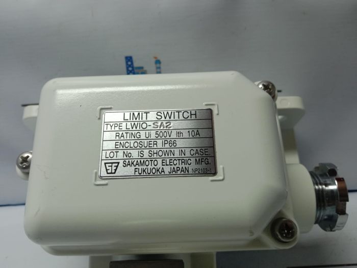 SAKAMOTO ELECTRIC LWIO-SA2 LIMIT SWITCH