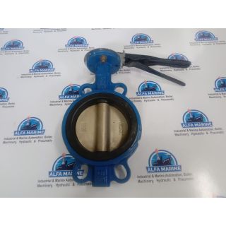 CAST IRON 125mm CF8 WAFER BUTTERFLY VALVE