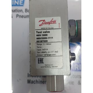 DANFOSS MBV 5000-1111 061B7000 TEST VALVE 0/+180 BAR NEW DIFFRUNT
