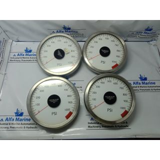 ELECTRO-FLOW CONTROLS M25X ANALOGUE GAUGE 0 TO 1000 PSI