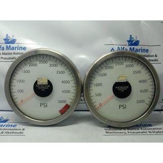 ELECTRO-FLOW CONTROLS M25X ANALOGUE GAUGE 0 TO 5000 PSI
