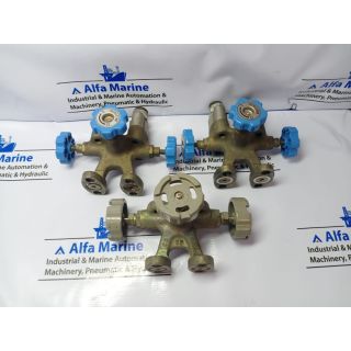 KATAKURA PRESSURE TRANSMITTER BASE 3-WAY MANIFOLD VALVE FOR DP TRANSMITTER
