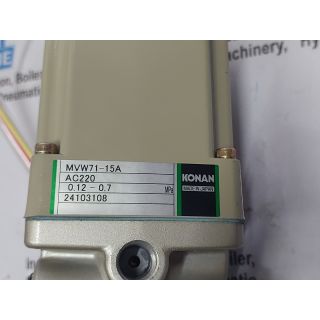 KONAN MVW71-15A SOLENOID VALVE AC220