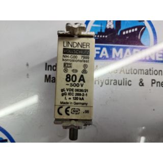 LINDNER NH-C00 7999 500V FUSE  80A 500V