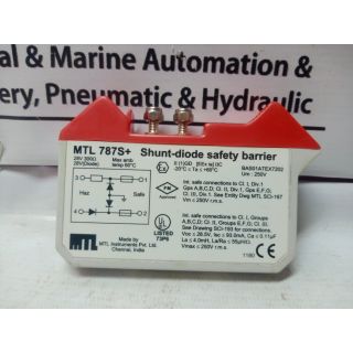 MTL 787S+ SHUNT-DIODE SAFETY BARRIER