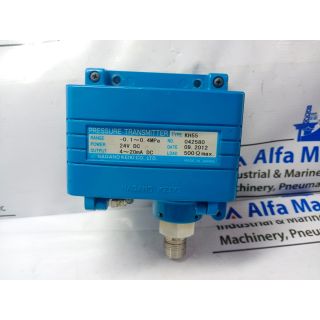 NAGANO KEIKI KH55 PRESSURE TRANSMITTER -0.1~0.4MPA USED