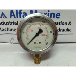 NOSHOK 25-901 200 PSIKPA PRESSURE GAUGE