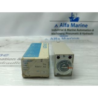 OMRON H3Y-2 TIMER 0 TO 3 H 100VAC