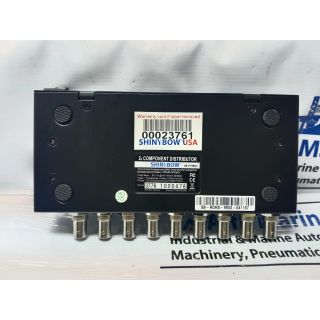 SHINYBOW SB-3776BNC 1 IN X 2 OUT COMPONENT BNC DISTRIBUTION AMPLIFIER