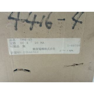 TSURUGA ELECTRIC TMW-4B PRESSURE INDICATOR