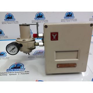 YAMATAKE HONEYWELL NOX110-0W-7 I/P TRANSDUCER AIR REGULATOR, 02 ~1.0 kg/cm2